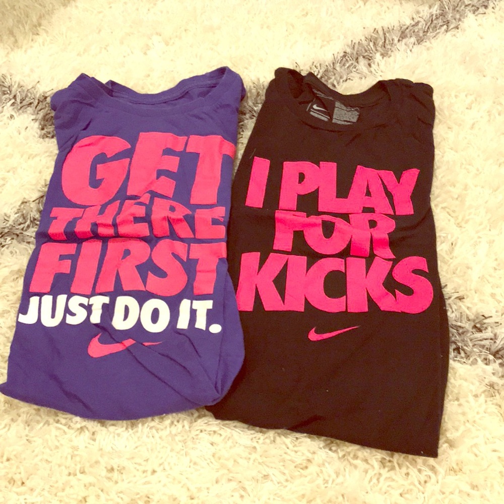Two Nike t shirts